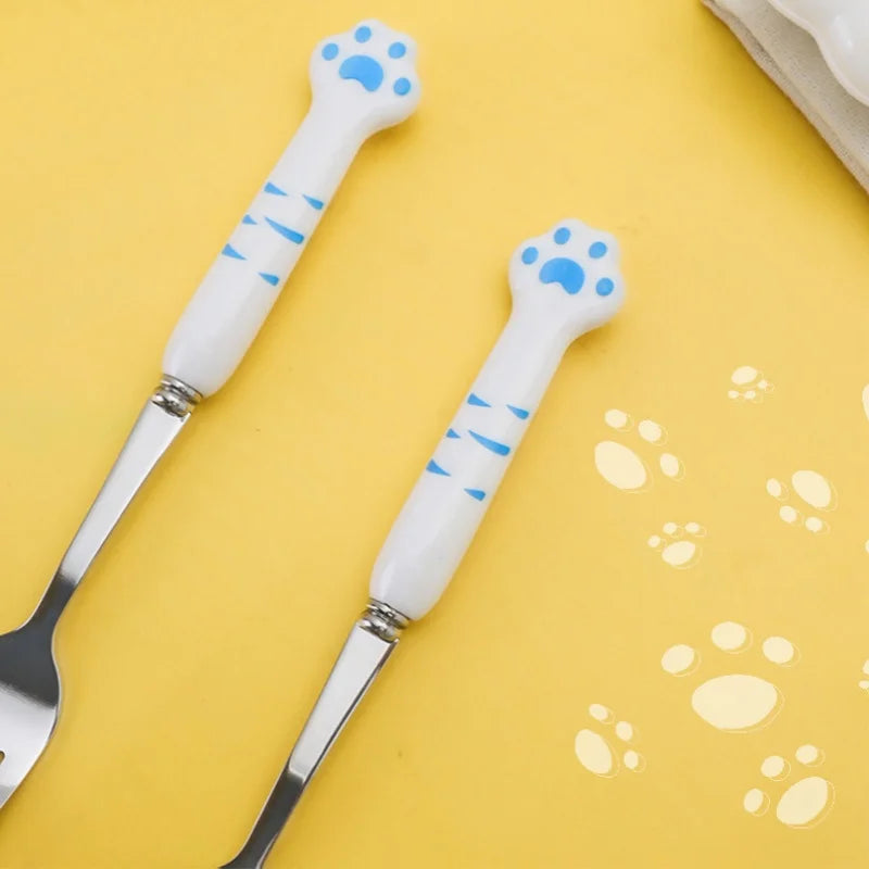 🐈"Kitty's Cat-lery" - Delicious Toe Beans Cutlery Set🥄