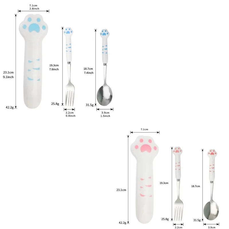 🐈"Kitty's Cat-lery" - Delicious Toe Beans Cutlery Set🥄