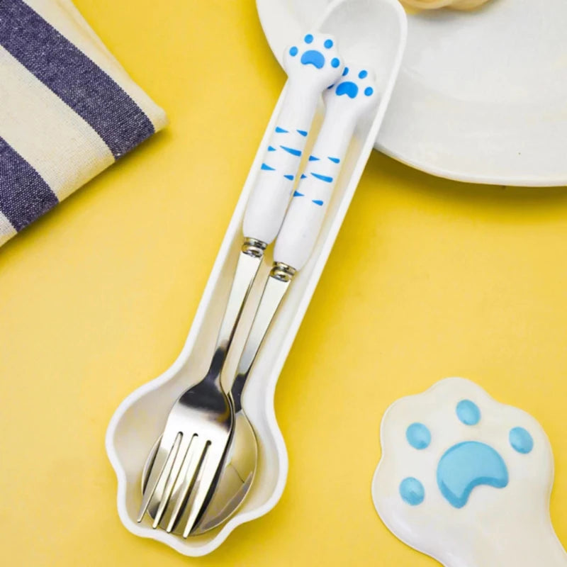 🐈"Kitty's Cat-lery" - Delicious Toe Beans Cutlery Set🥄