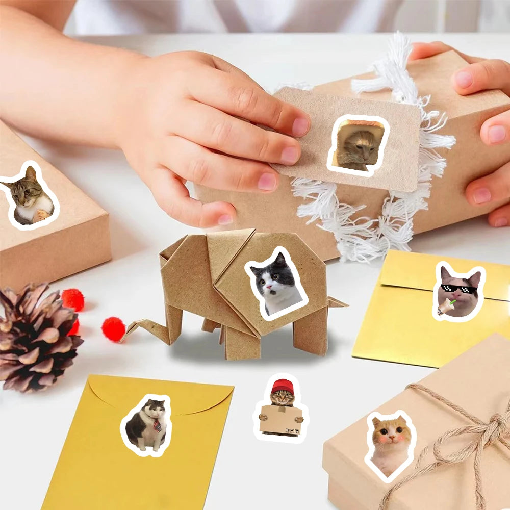 "Stick and Laugh!" - 😹500 Kitty Meme Stickers