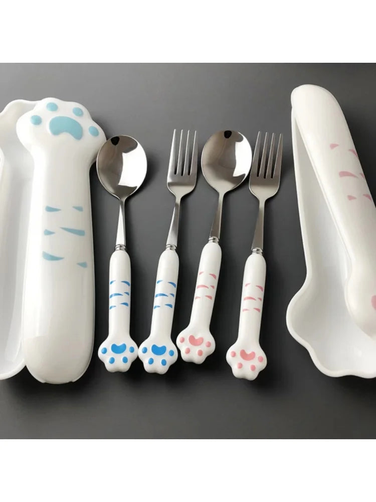 🐈"Kitty's Cat-lery" - Delicious Toe Beans Cutlery Set🥄