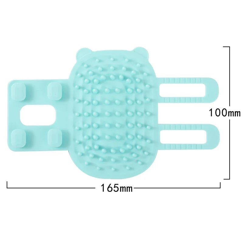 "This is Mine!" - Self-grooming kitty massage brush