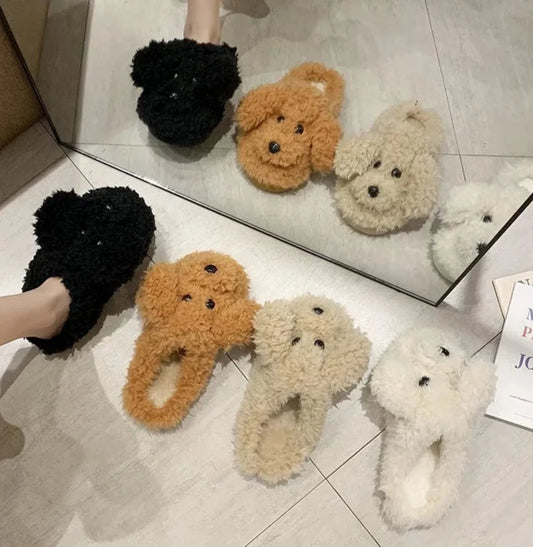 🐶"The Cocker Spaniels" - Extra fluffy doggy slippers🐶