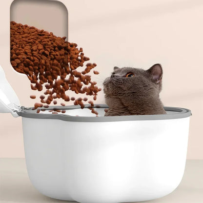 🐾Wow, a gigantic paw! - Kitty's favourite food storage container🐸🐳🦩