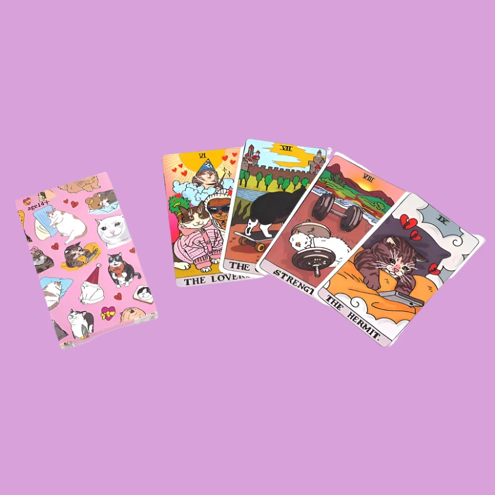 Baraja de tarot de memes de Kitty 