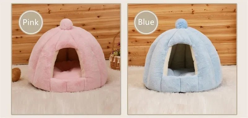⛄"El Iglú"🧊 - Calidez invernal para gatitos y perritos en seis  colores bellísimos😊