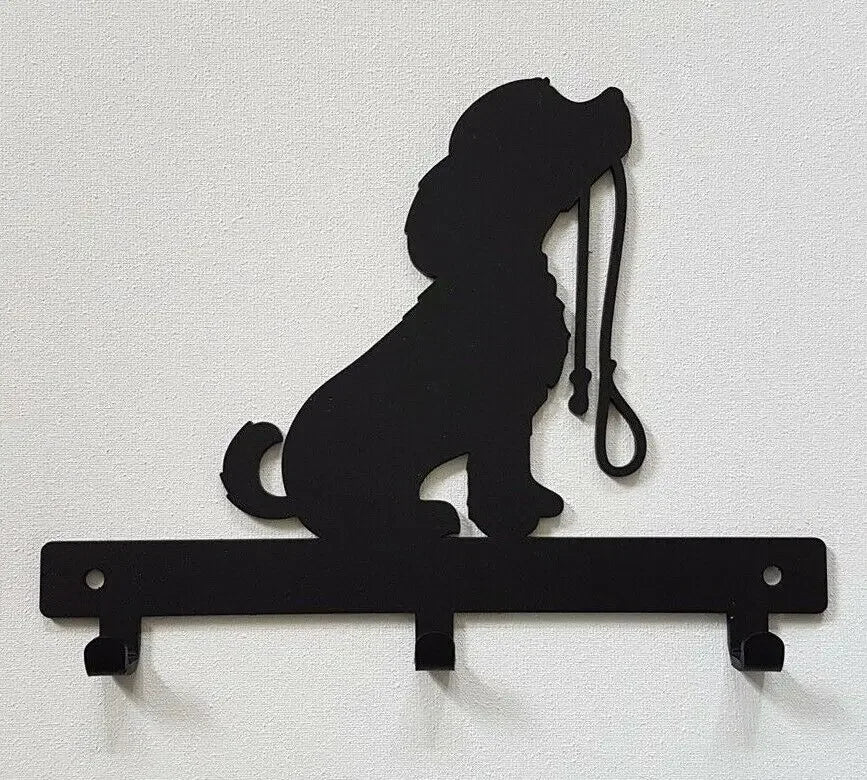 🗝️Lindo y práctico estante para llaves y correa para doggies🐕