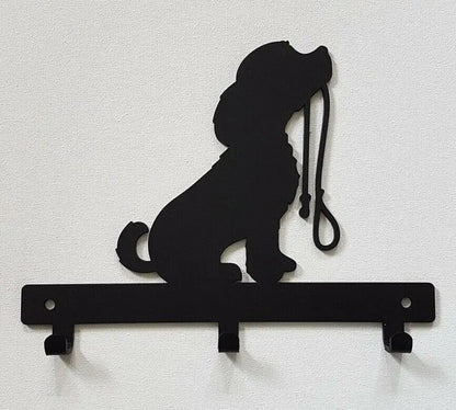 🗝️Lindo y práctico estante para llaves y correa para doggies🐕