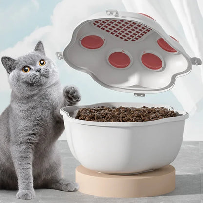🐾Wow, a gigantic paw! - Kitty's favourite food storage container🐸🐳🦩