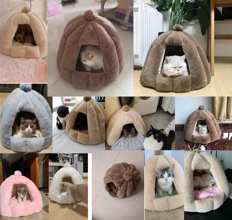 ⛄"El Iglú"🧊 - Calidez invernal para gatitos y perritos en seis  colores bellísimos😊