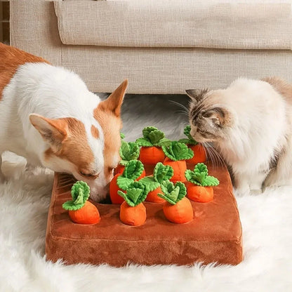 🥕🍓 ¡Cojines locos y chirriantes! - Juego extraíble para doggy y kitty🍓🥕