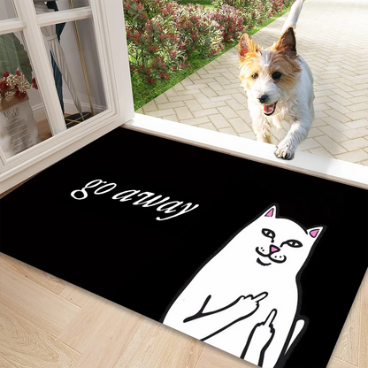 😹Hilarious door mat to welcome unwanted guests appropriately...