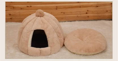 ⛄"El Iglú"🧊 - Calidez invernal para gatitos y perritos en seis  colores bellísimos😊