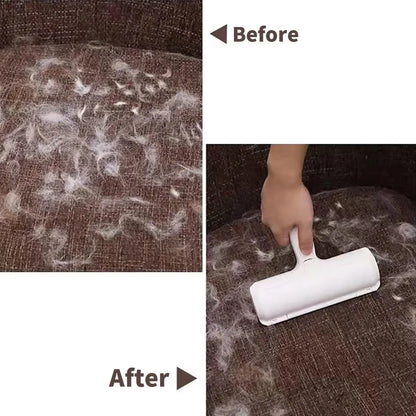 🐱Simply rrroll away that ghastly furry layer with this great pet hair remover tool!🐶