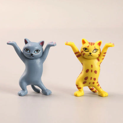 "¡Pon las manos arriba en el aire!" - Soporte para bolígrafo y auriculares Strrrong Kitty🐈🖋️