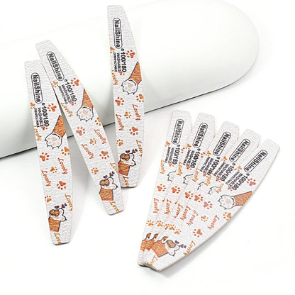 5 limas de uñas con diseño de patitas de kitty 🐾