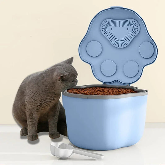 🐾Wow, a gigantic paw! - Kitty's favourite food storage container🐸🐳🦩