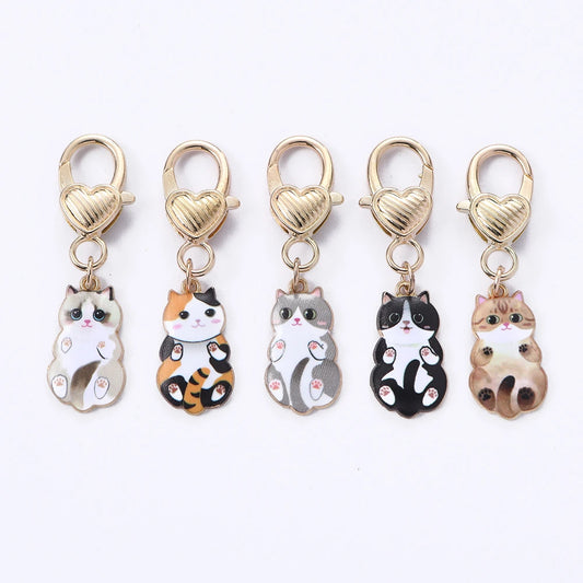 😻Small super cute kitty keyring - Your personal companion🗝️🗝️