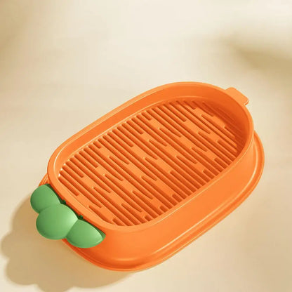 🥕🥕🥕"Happy Carrot" - Kitty's funny yummy grass tray🌱
