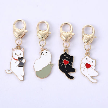 😻Small super cute kitty keyring - Your personal companion🗝️🗝️