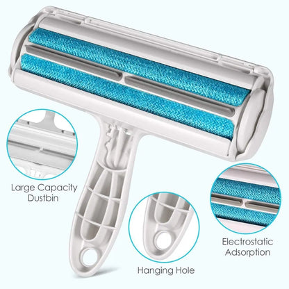 🐱Simply rrroll away that ghastly furry layer with this great pet hair remover tool!🐶