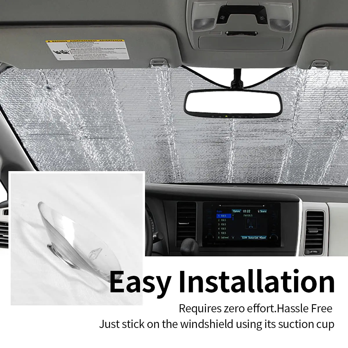 🚘"Wild Windscreen 2" - 😎Excelente protección contra el sol y el calor para tu coche, ¡y muchas risas para los transeúntes!😹