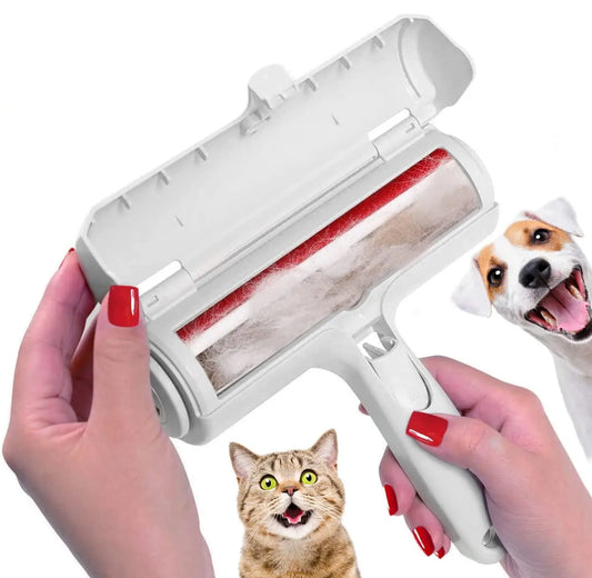 🐱Simply rrroll away that ghastly furry layer with this great pet hair remover tool!🐶