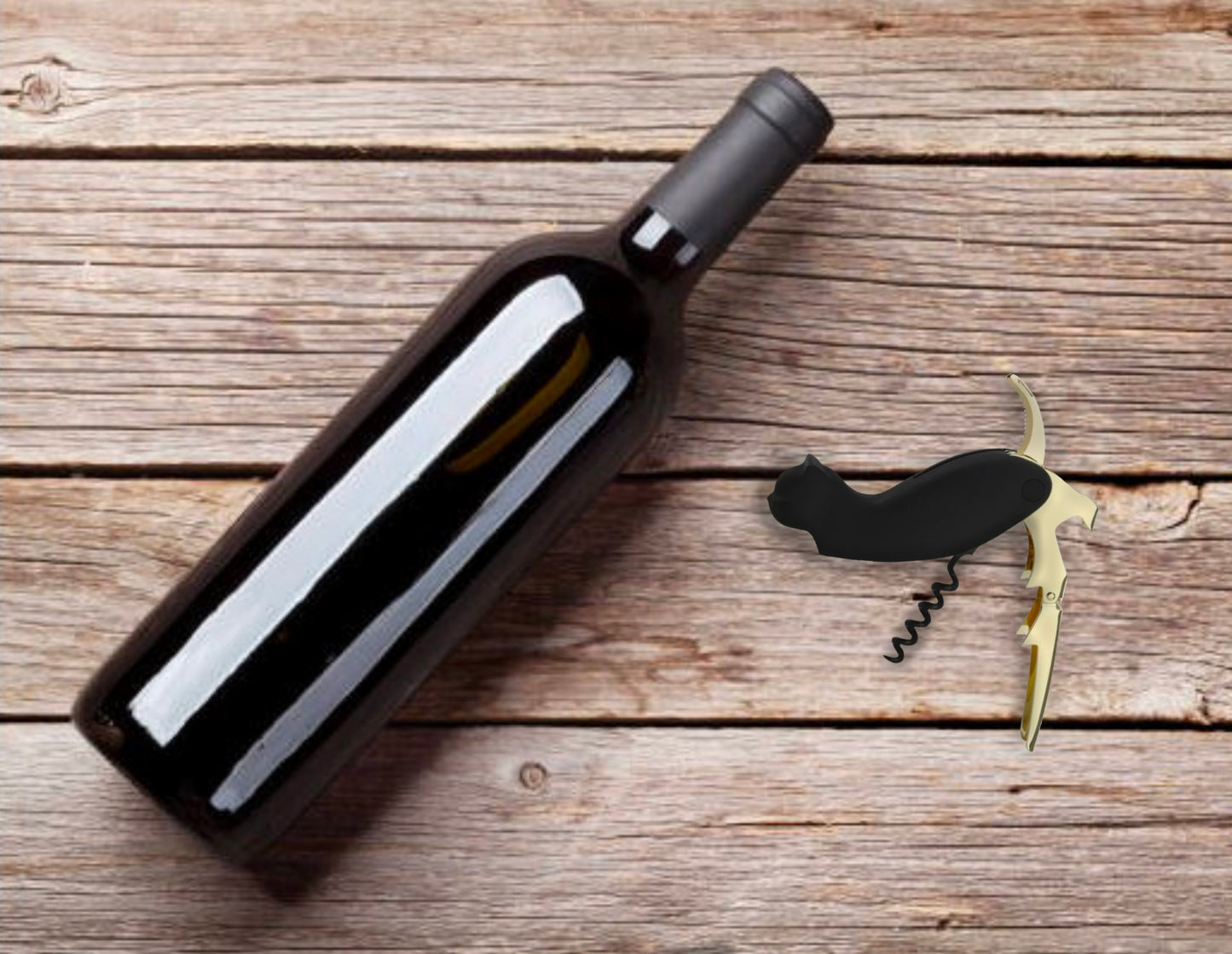🍷 ¡El sacacorchos de gatito más fantástico para esa perfecta botella de vino! 🐱