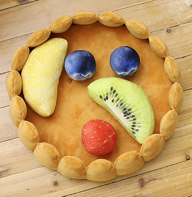 🥝🍓"Delicious Fruit Tart" - The funniest kitty and doggy bed😹